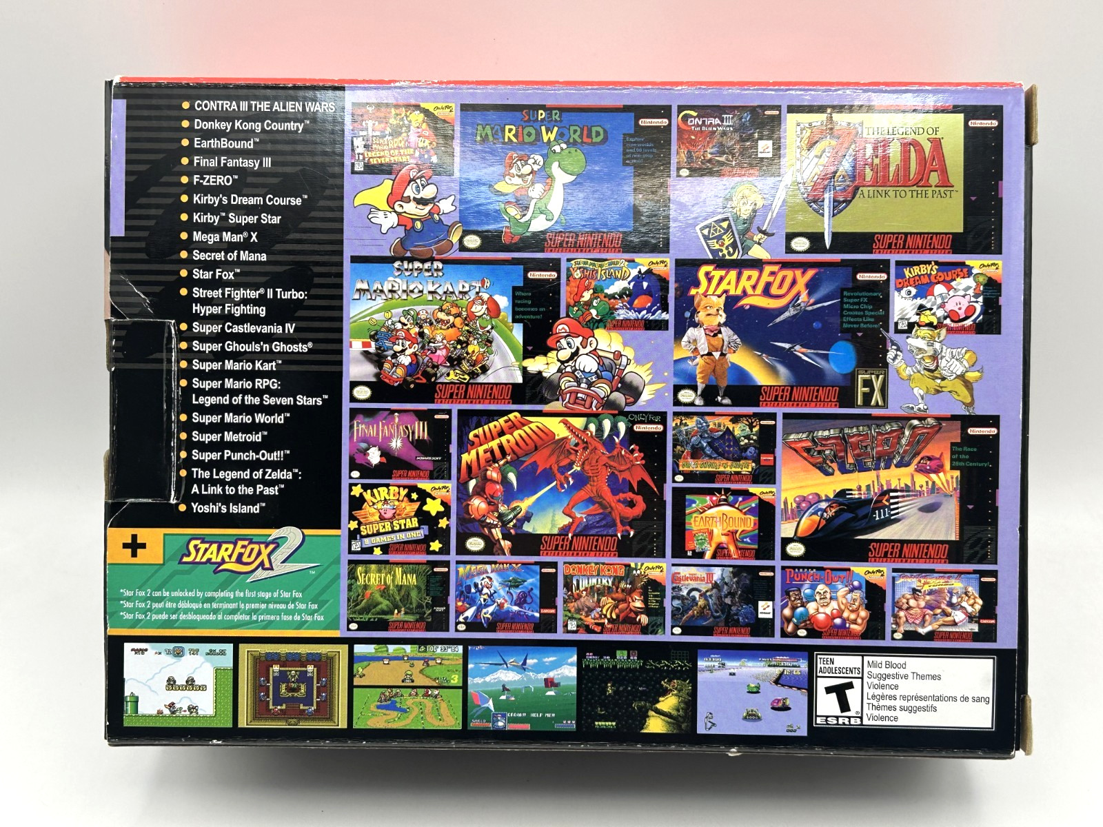 Super Nintendo SNES Classic Edition Mini Console Clv-201 Built-in 21 Games