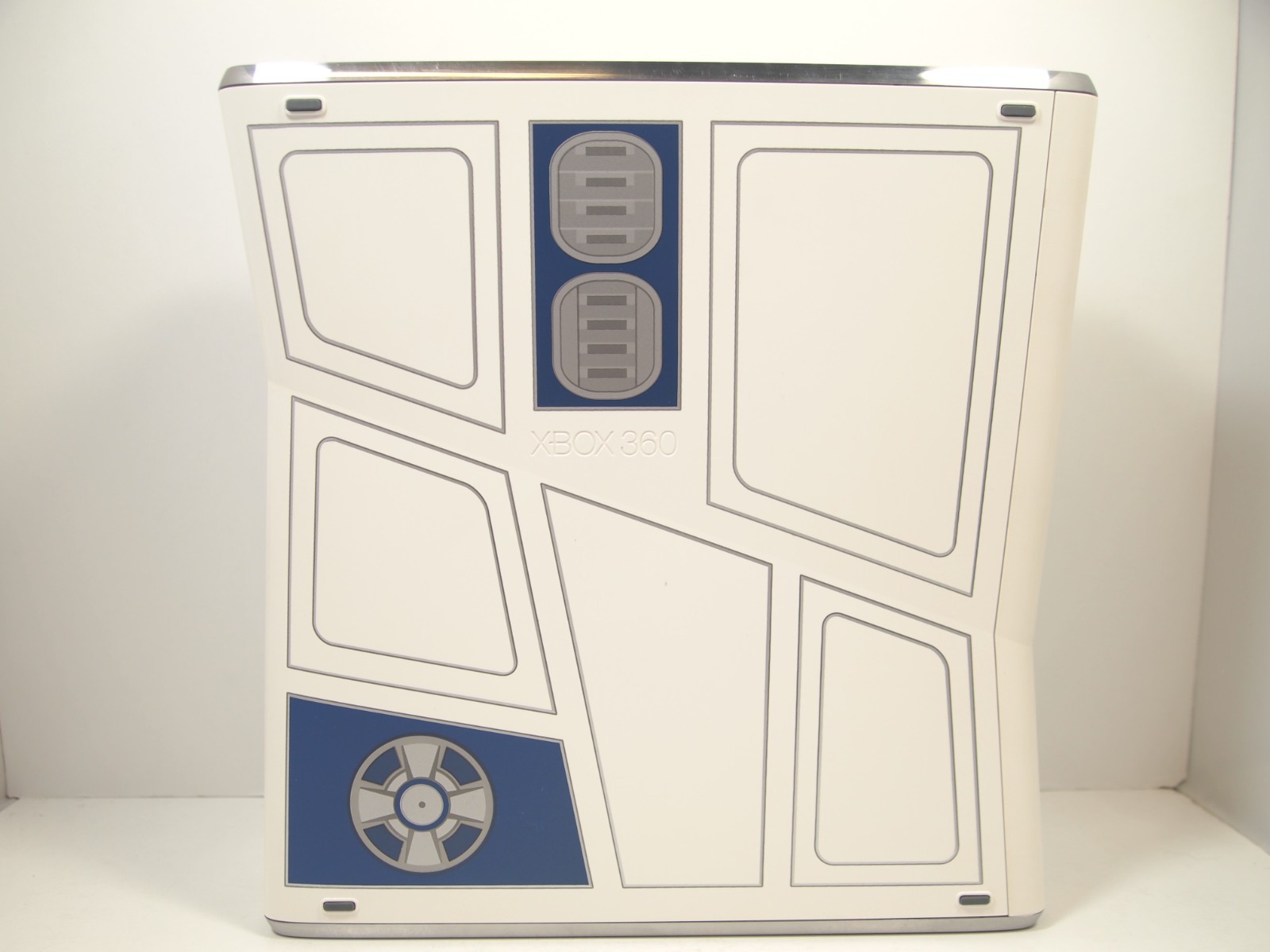 Star Wars R2D2 Special Edition Xbox 360 Slim Console Only For Parts Or Repair