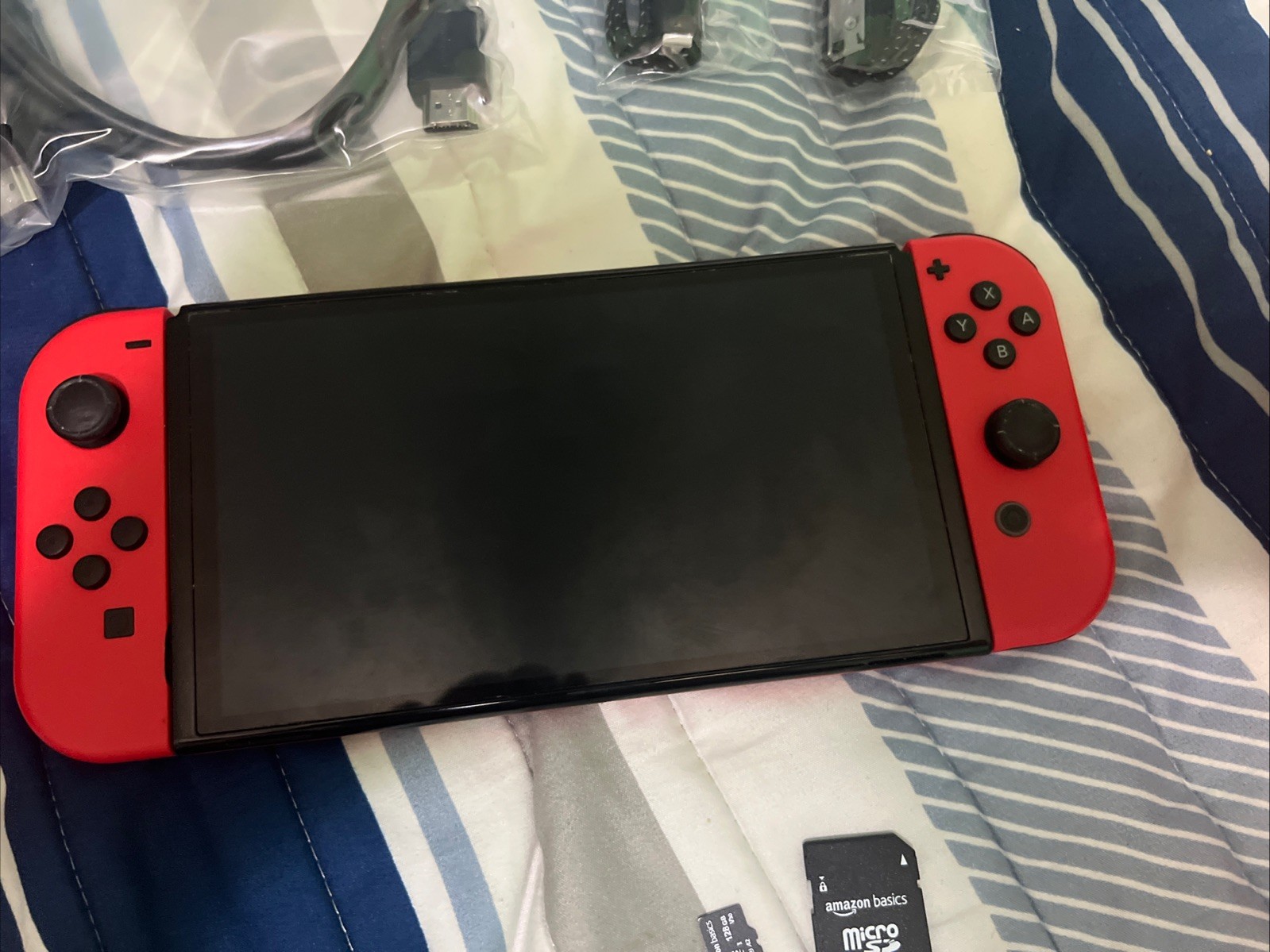 Nintendo Switch (OLED Model) HEG-001 Mario Red Edition 64GB Console Used