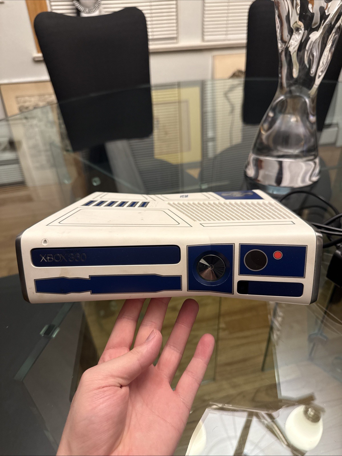 Microsoft Xbox 360 R2D2 Star Wars Console*TESTED*WORK*NO Controller