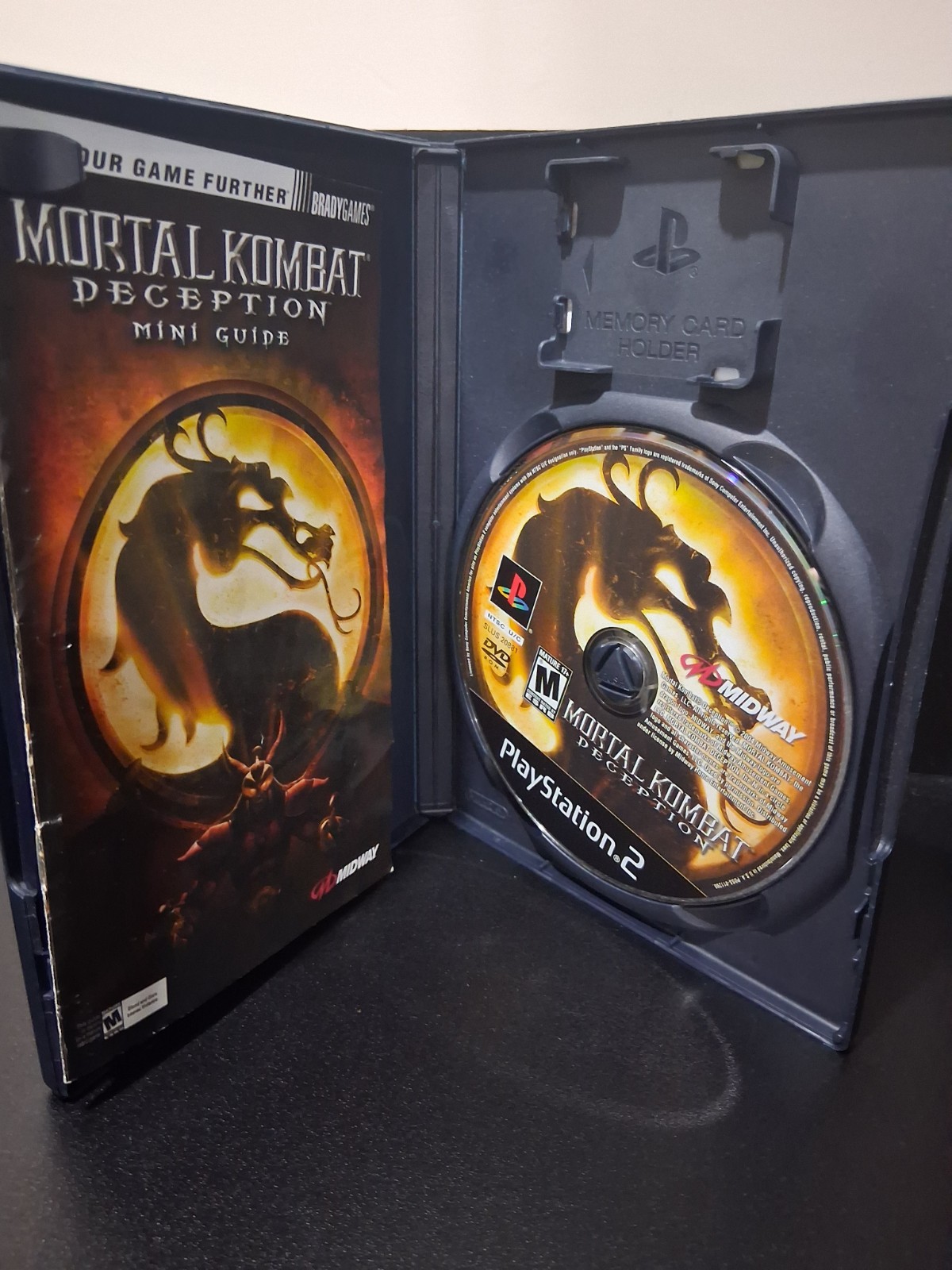 Mortal Kombat Deception Complete In Box CiB Tested PS2 PlayStation 2 Black Label