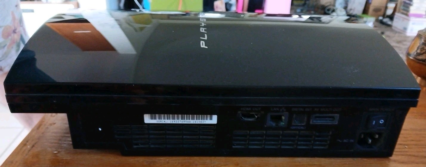 PlayStation 3 Fat PS3 Console 80GB Backwards Compatible Tested Working CechE01