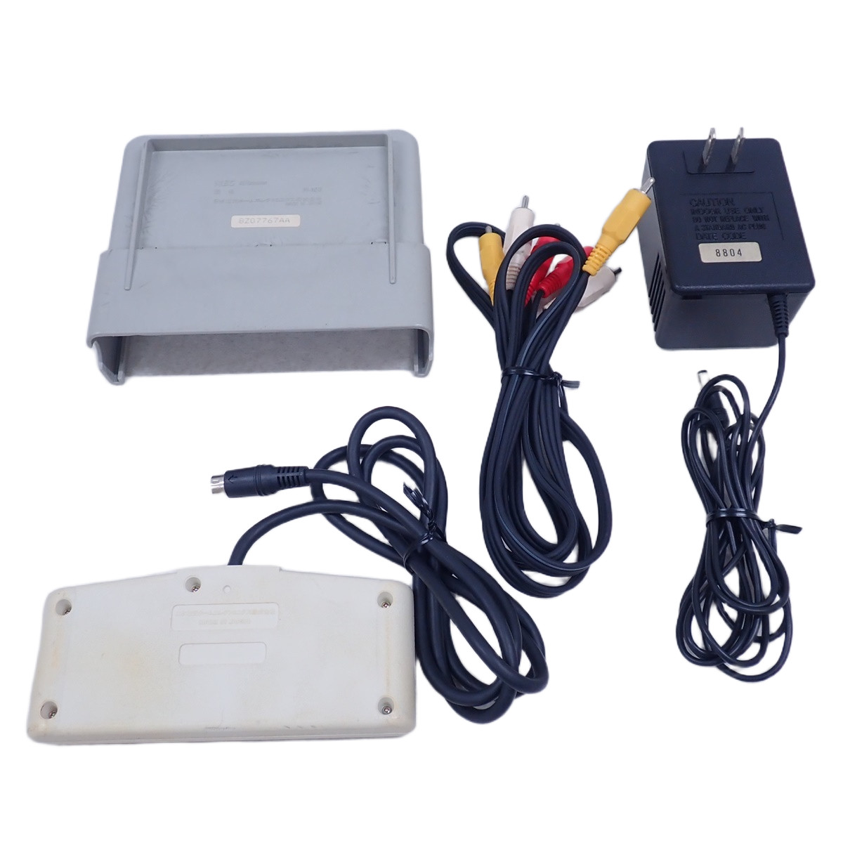 NEC PC Engine PI-TG001 Console With AV Booster PI-AD2 Tested Working Set