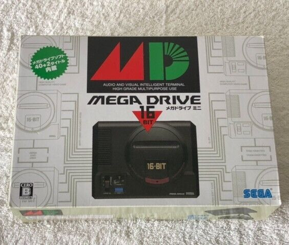 Sega Mega Drive Mini HAA-2520 Box Set Slightly Used Japan