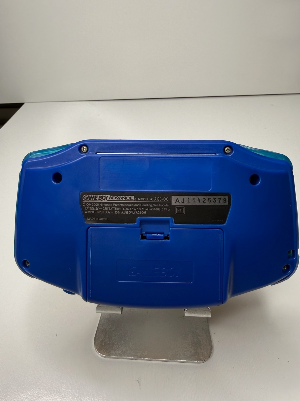 GBA YELLOW/BLUE IPS Backlit • Gameboy Advance AGB-001 • Premium GBA Modded