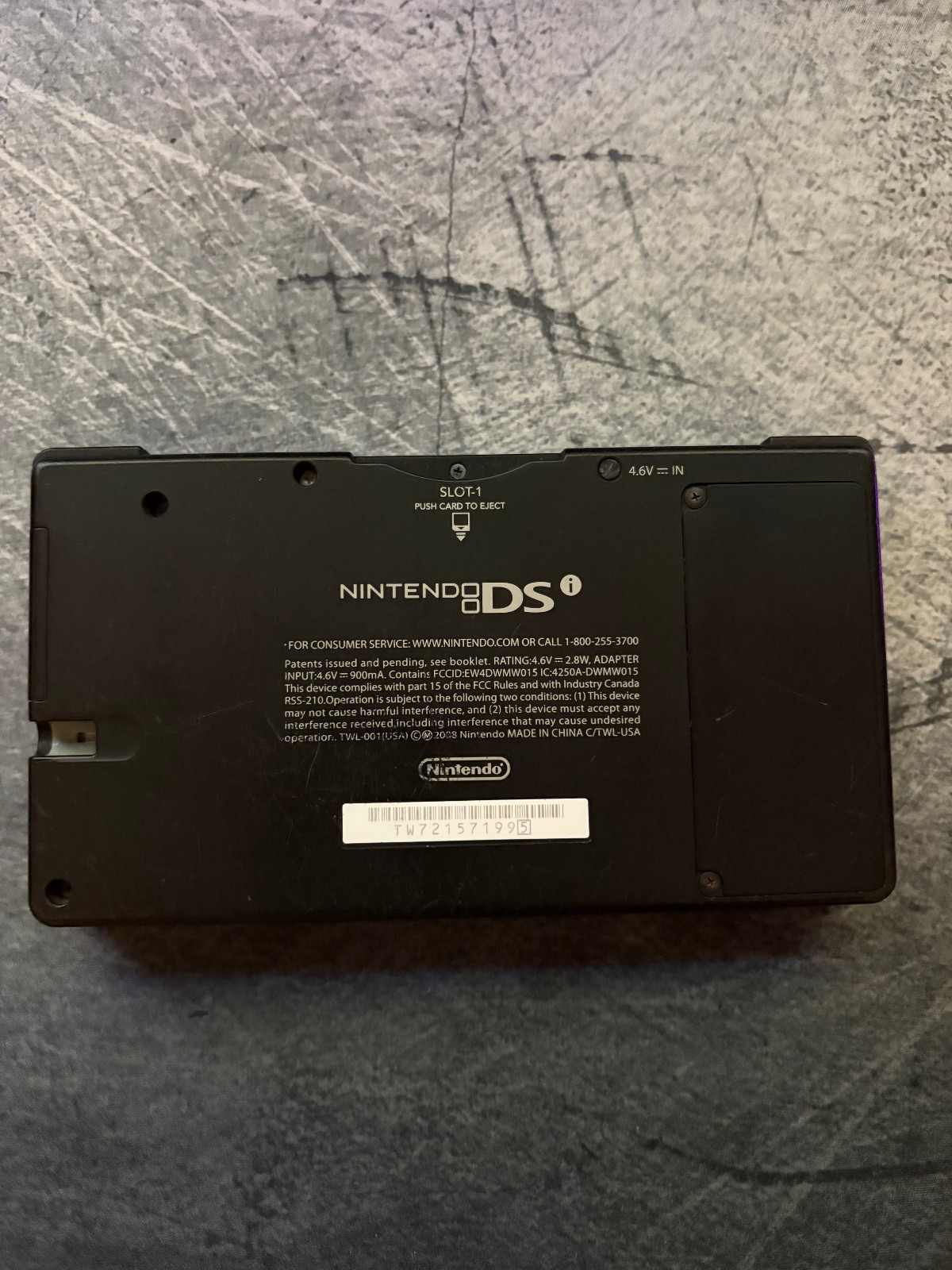 Nintendo DSi Handheld Console w/ OEM Charger (Color: Matte Black) TESTED