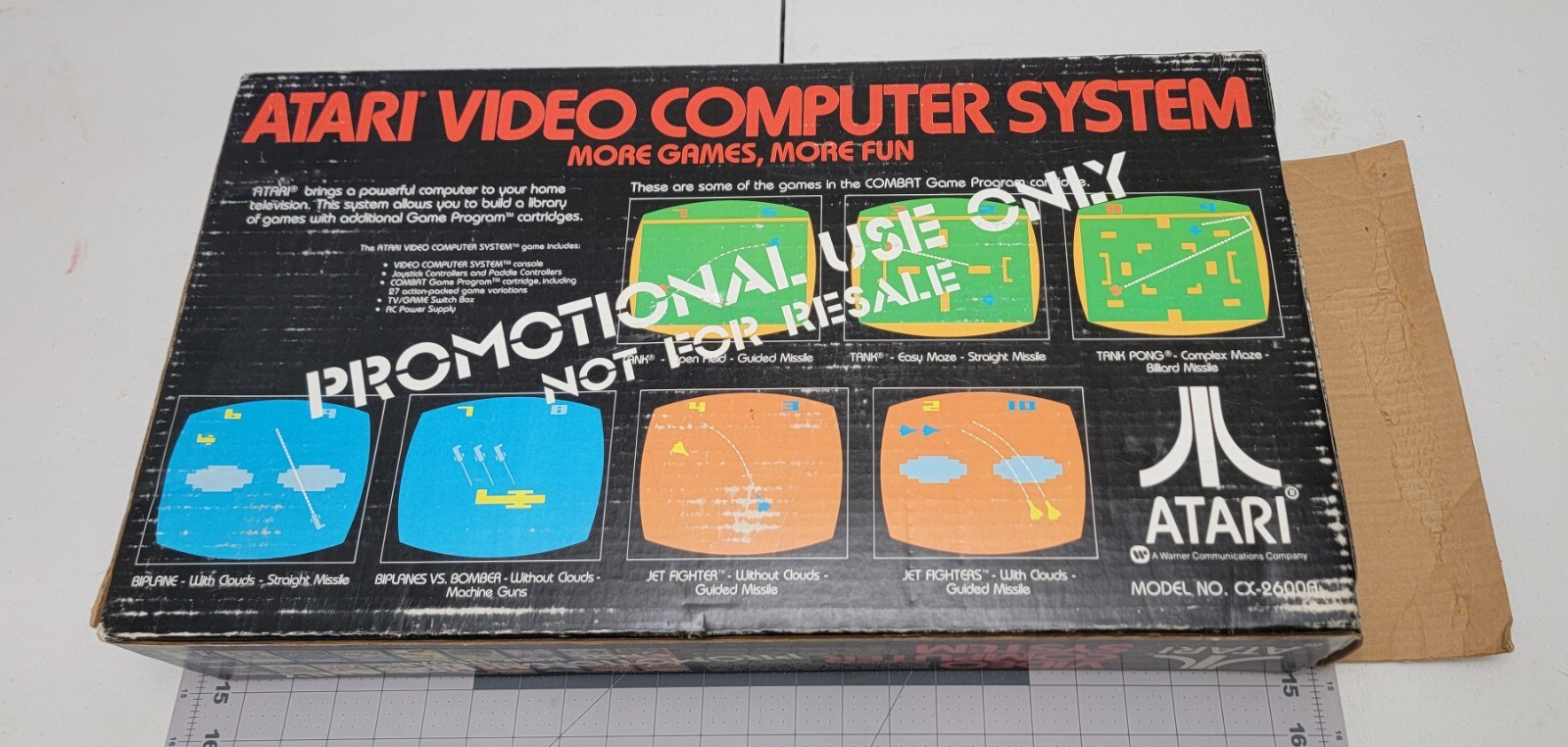 ATARI Video Computer System CX-2600A (Promo / Not For Resale) Rare New Open Box