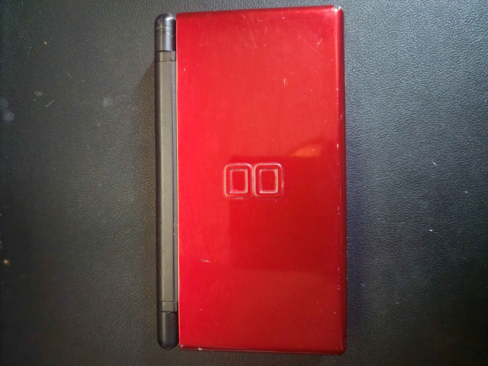 Nintendo DS Lite Crimson System Only TESTED & WORKING NO STYLUS NO CHARGER