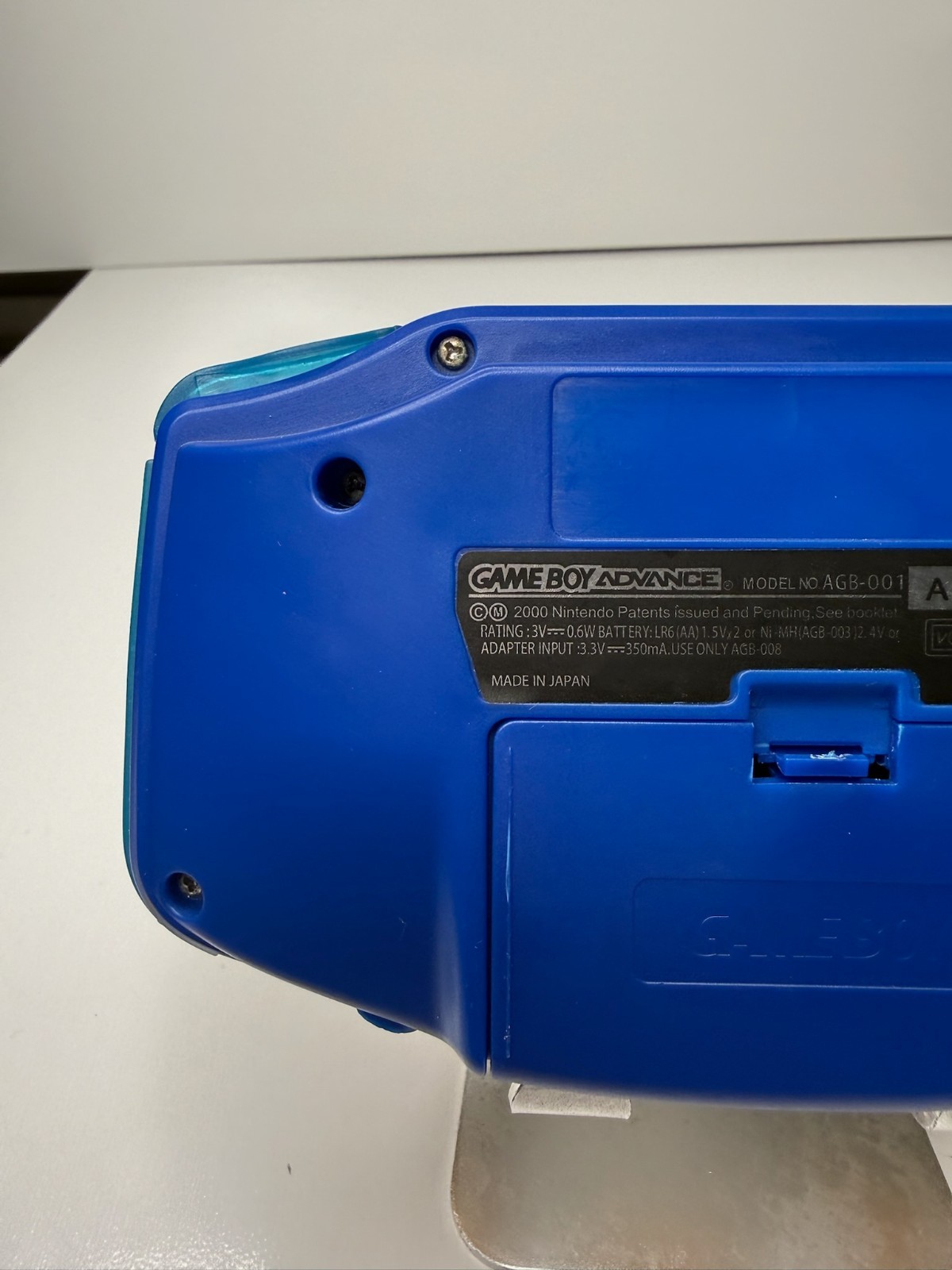 GBA YELLOW/BLUE IPS Backlit • Gameboy Advance AGB-001 • Premium GBA Modded