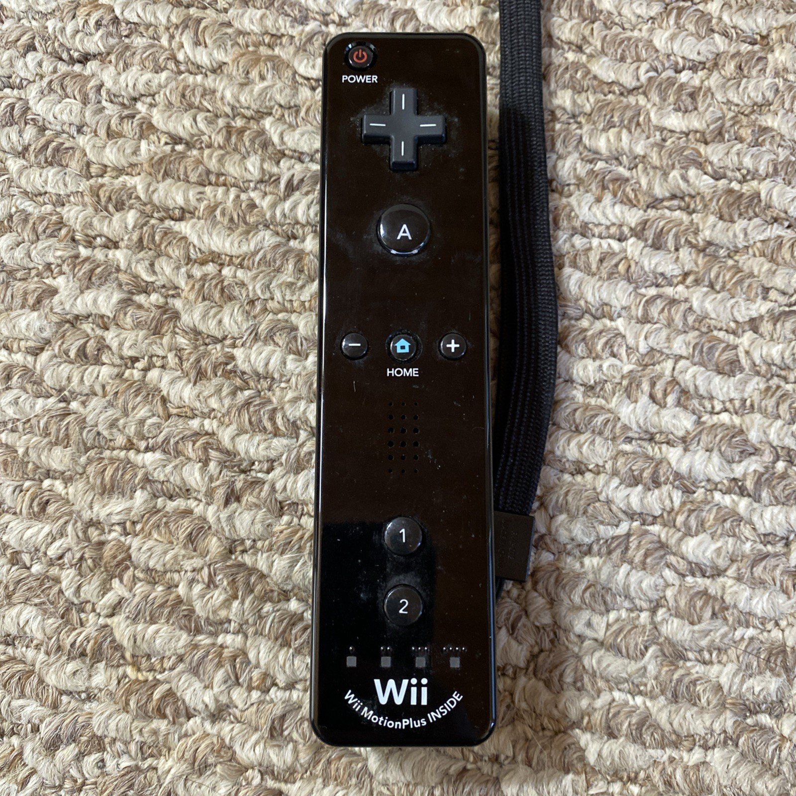 Nintendo Wii Black RVL-101 Model Console Tested Working OEM With Controller