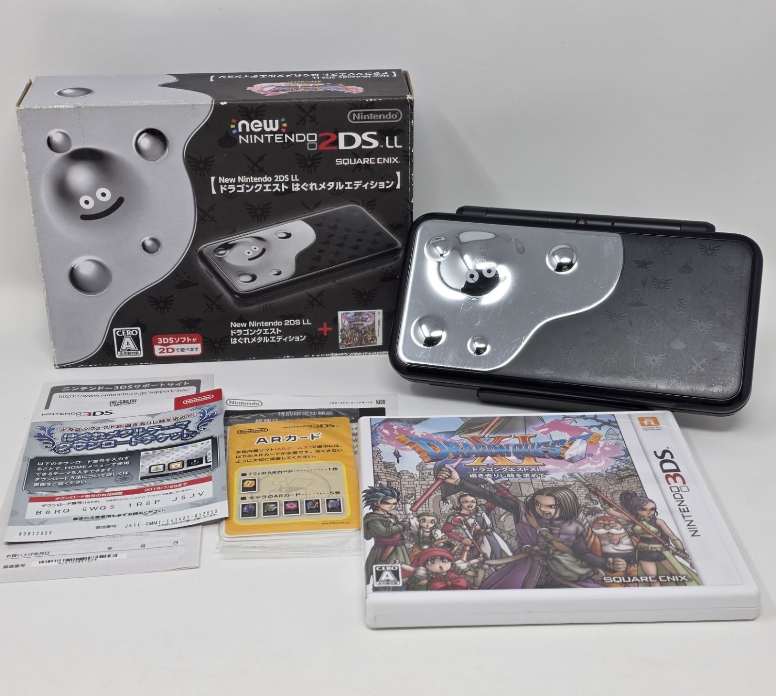 🎮 New Nintendo 2DS LL / XL Dragon Quest Metallic Slime Limited Edition Console