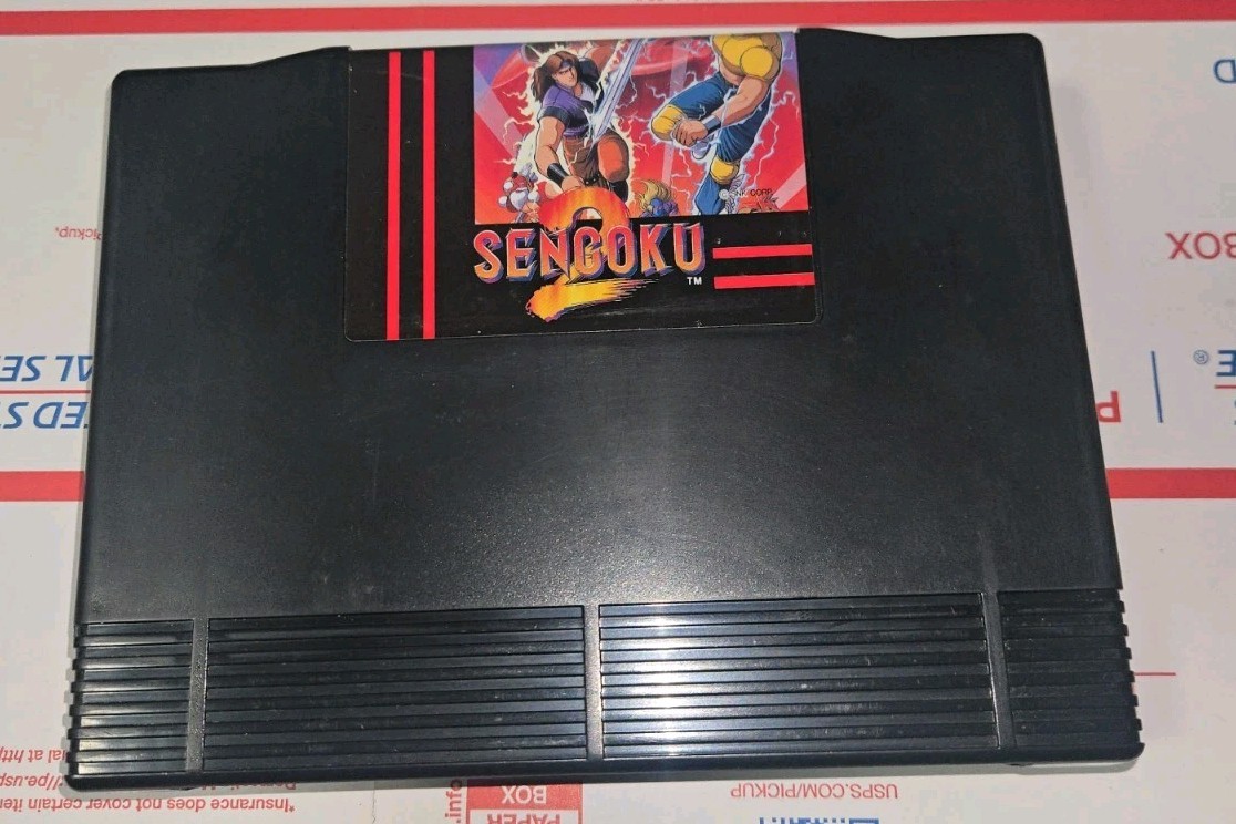 ORIGINAL SENGOKU 2 NEO GEO AES US EMPTY SHELL ONLY, NO BOARDS READ!