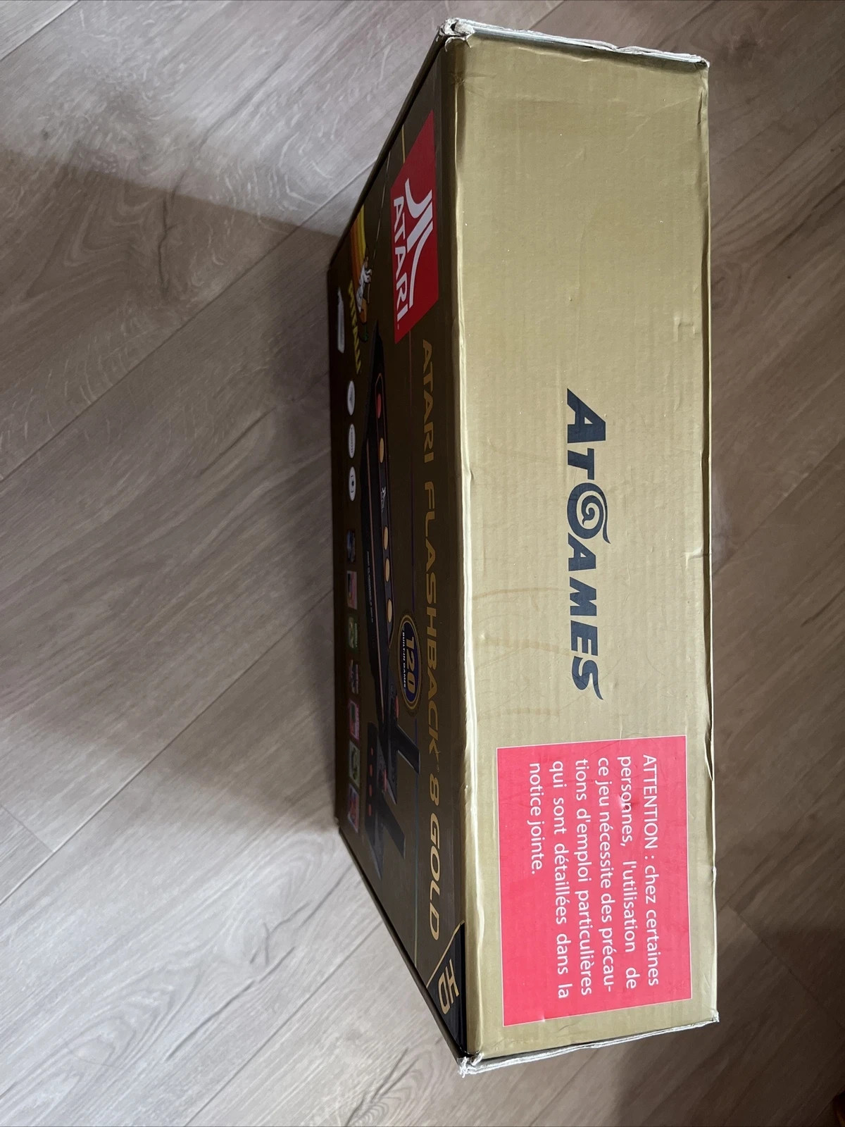 Atari Flashback 8 Gold Deluxe HD Console Wireless Controllers Gold Likely Used