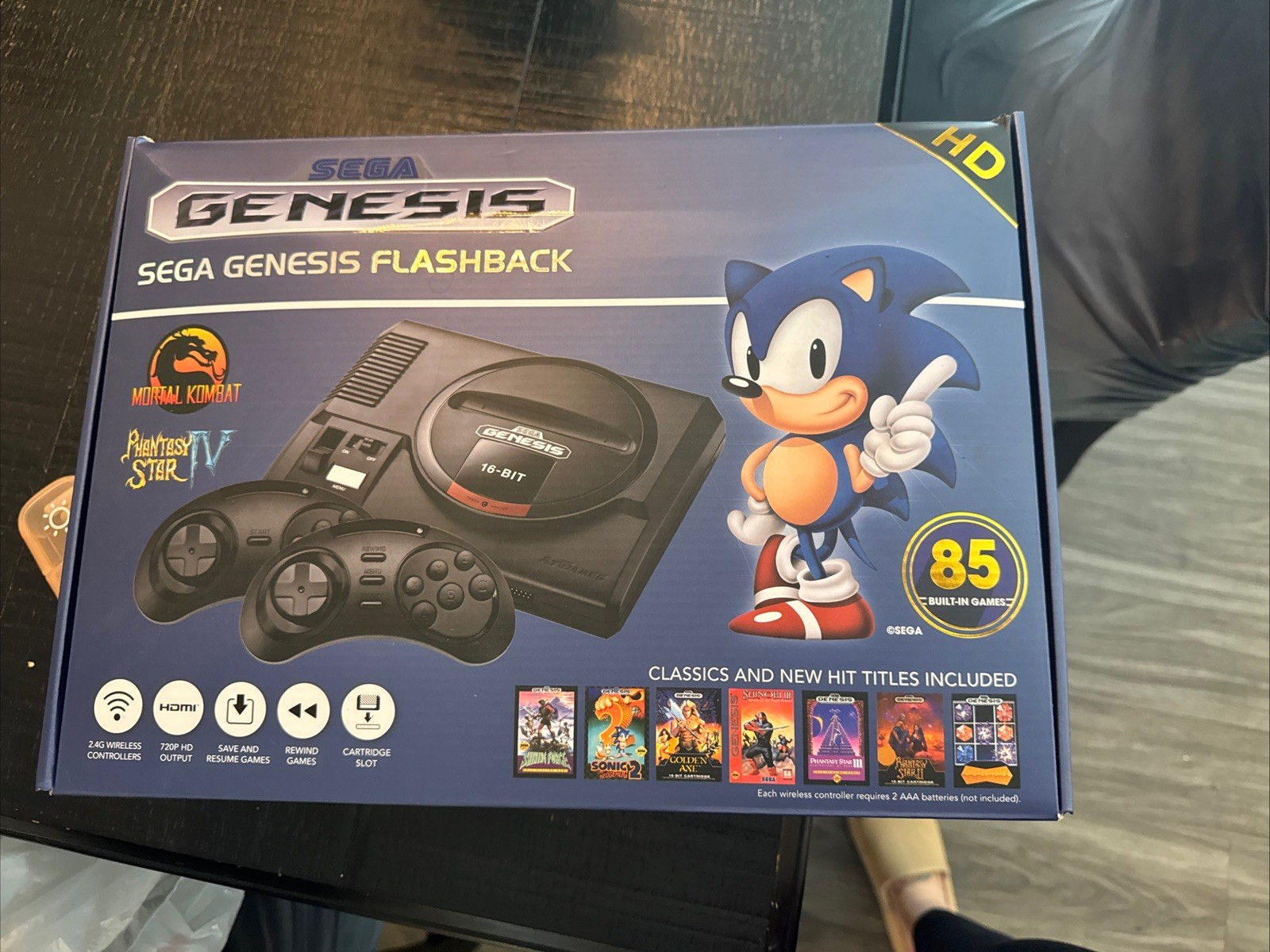 Sega Genesis Flashback Game Console – Open Box – 85 Games Included