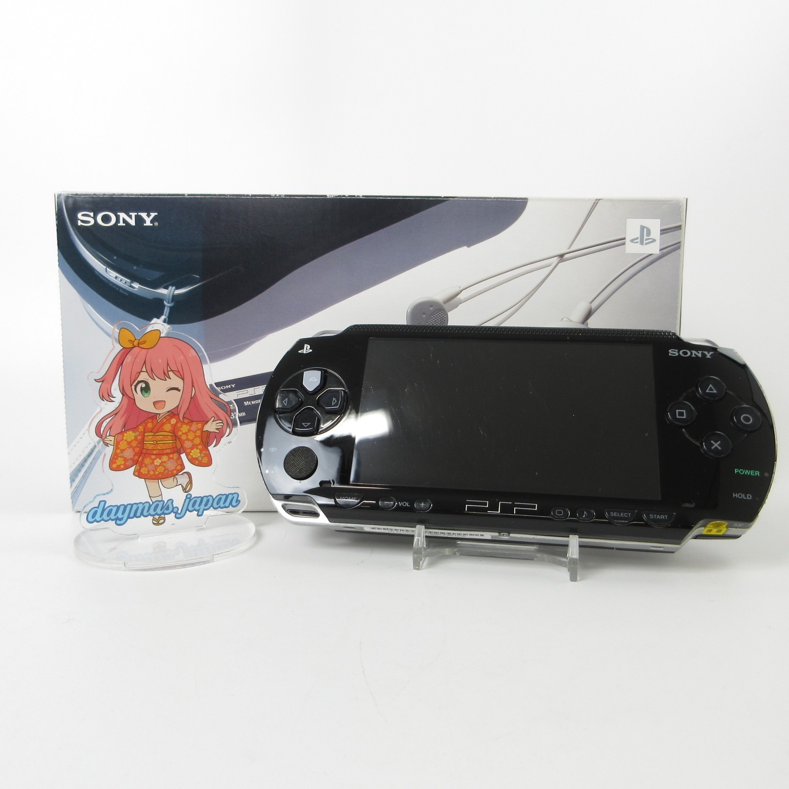 【Good】Sony PSP-1000 Black Console No Battery Japan Ver. #RET0224/02
