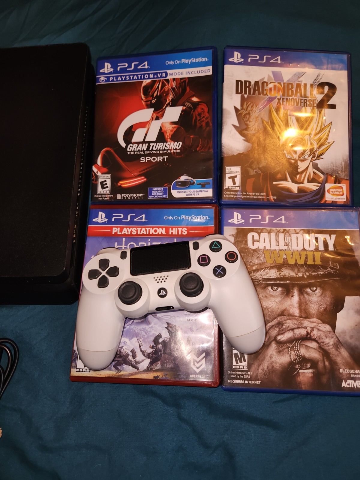 Sony PS4 PlayStation 4 1TB Slim Console Bundle X4 Games 💯🎮
