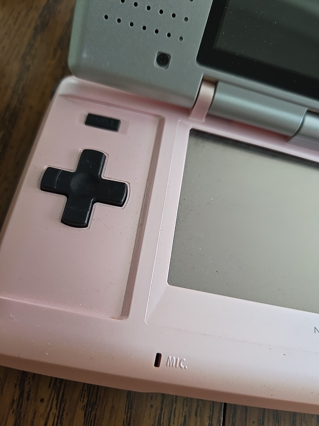 Nintendo DS Console Candy Pink Gray NTR-001 JPN 2004 nds GOOD HINGES