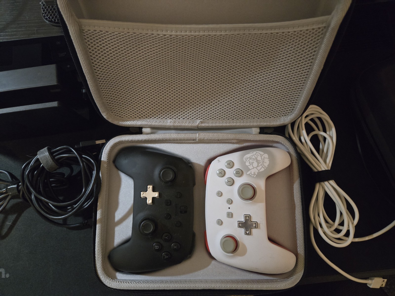 Lightly Used Nintendo Switch With Case, Dock, Wired And Wireless Controller.