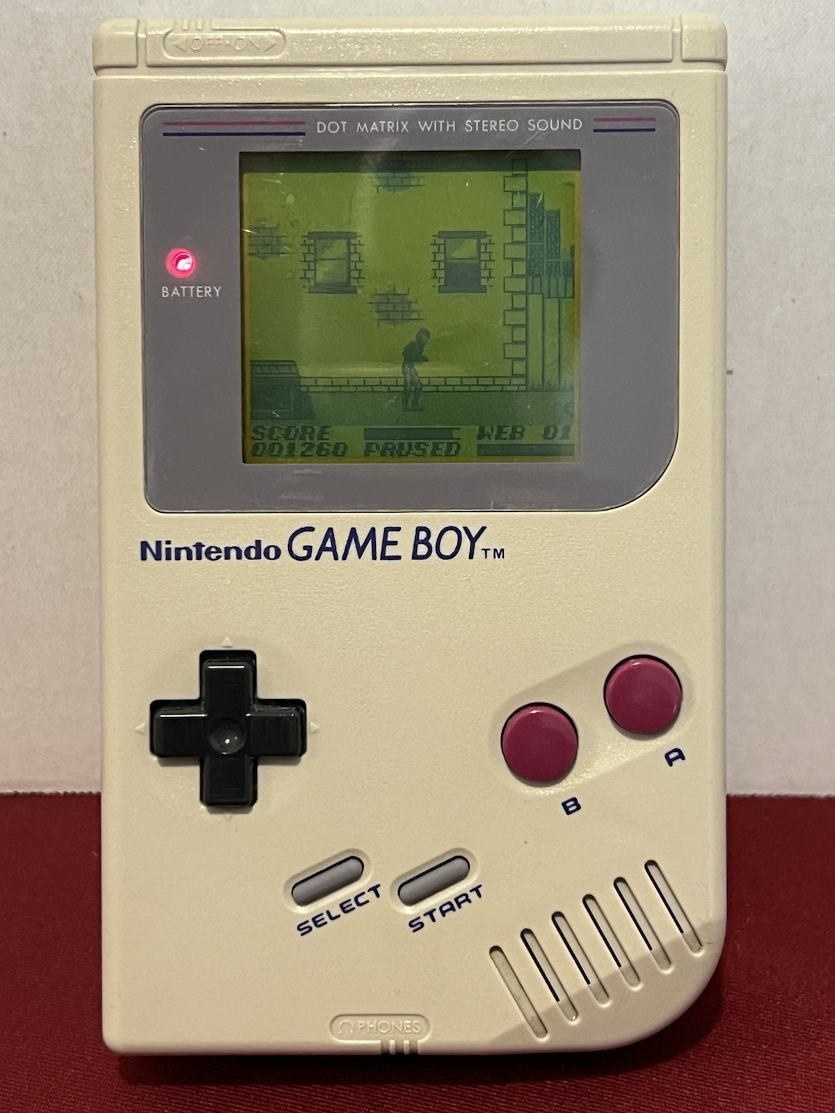 Vintage 1989 Nintendo Game Boy Handheld Gaming System Model# DMG-01 Tested Works