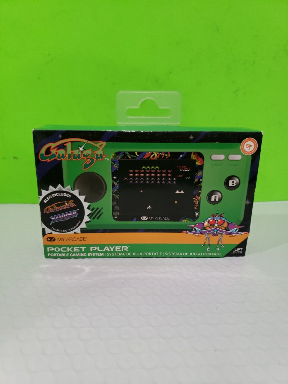 My Arcade Pocket Player Handheld Game Console: 3 Built In Games, Galaga, Galaxia