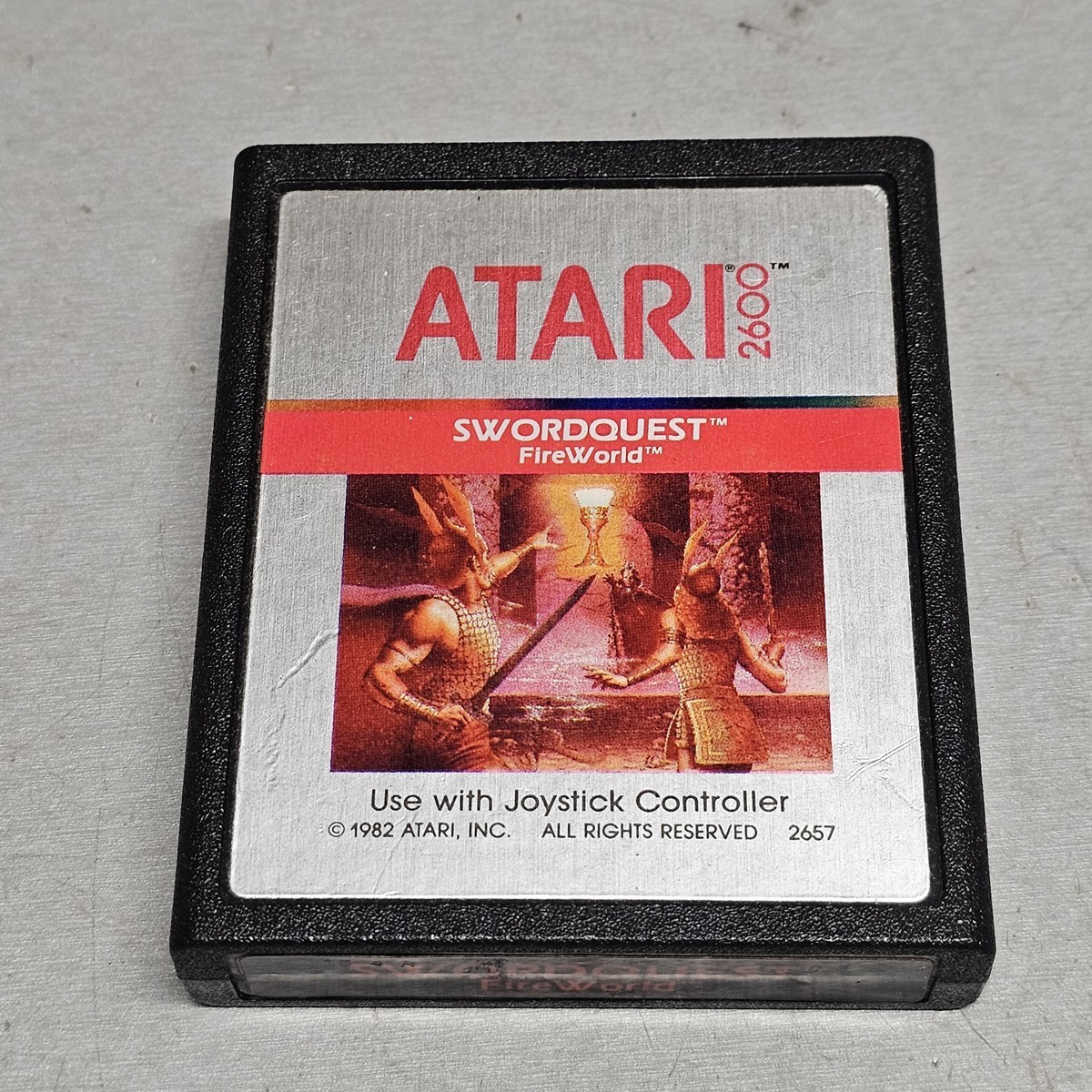 Atari 2600 SwordQuest: FireWorld (1982) Game Cartridge Only