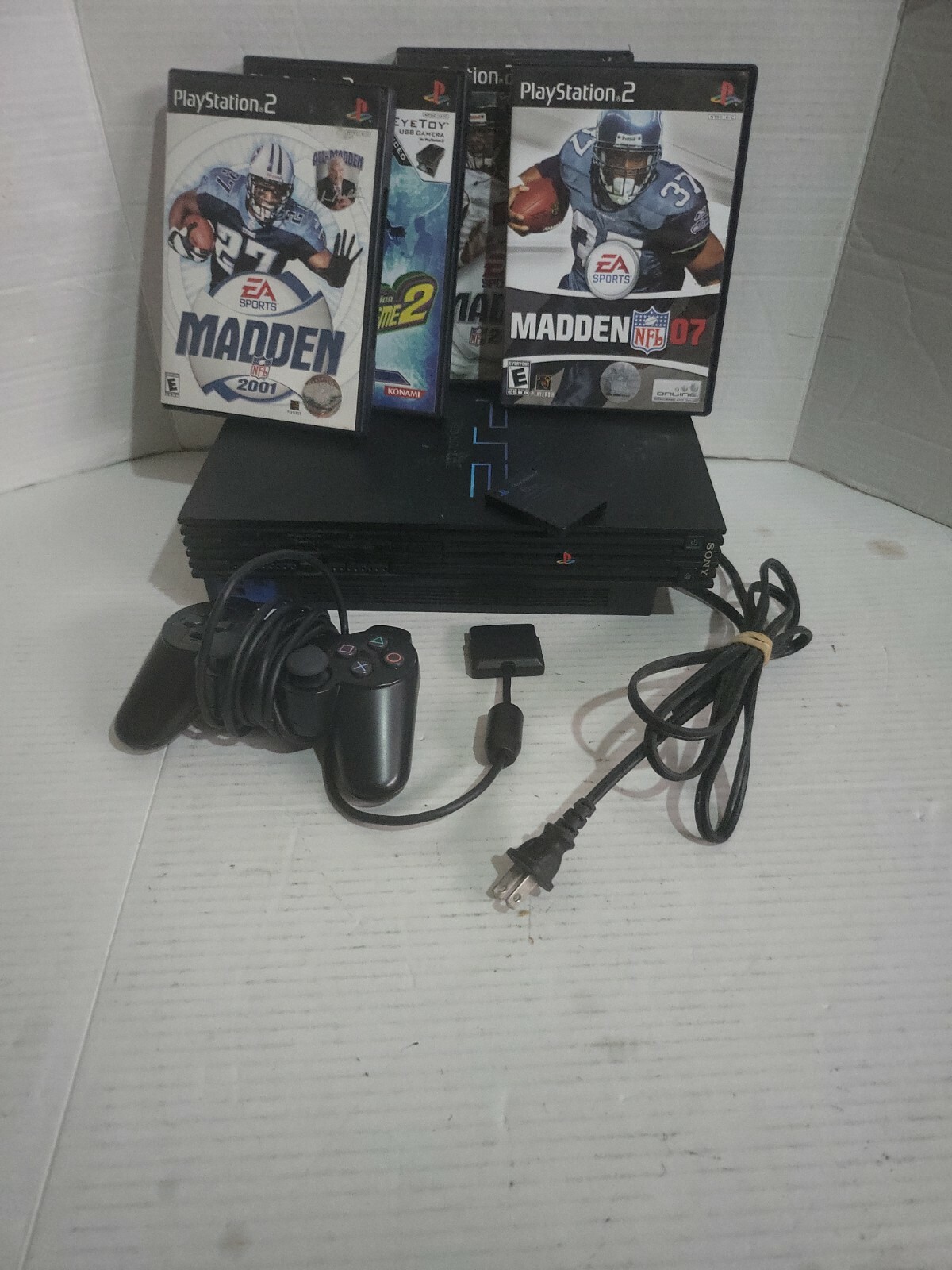 Sony PS2 Video Game System PlayStation 2 Console Complete Original + DualShock 2