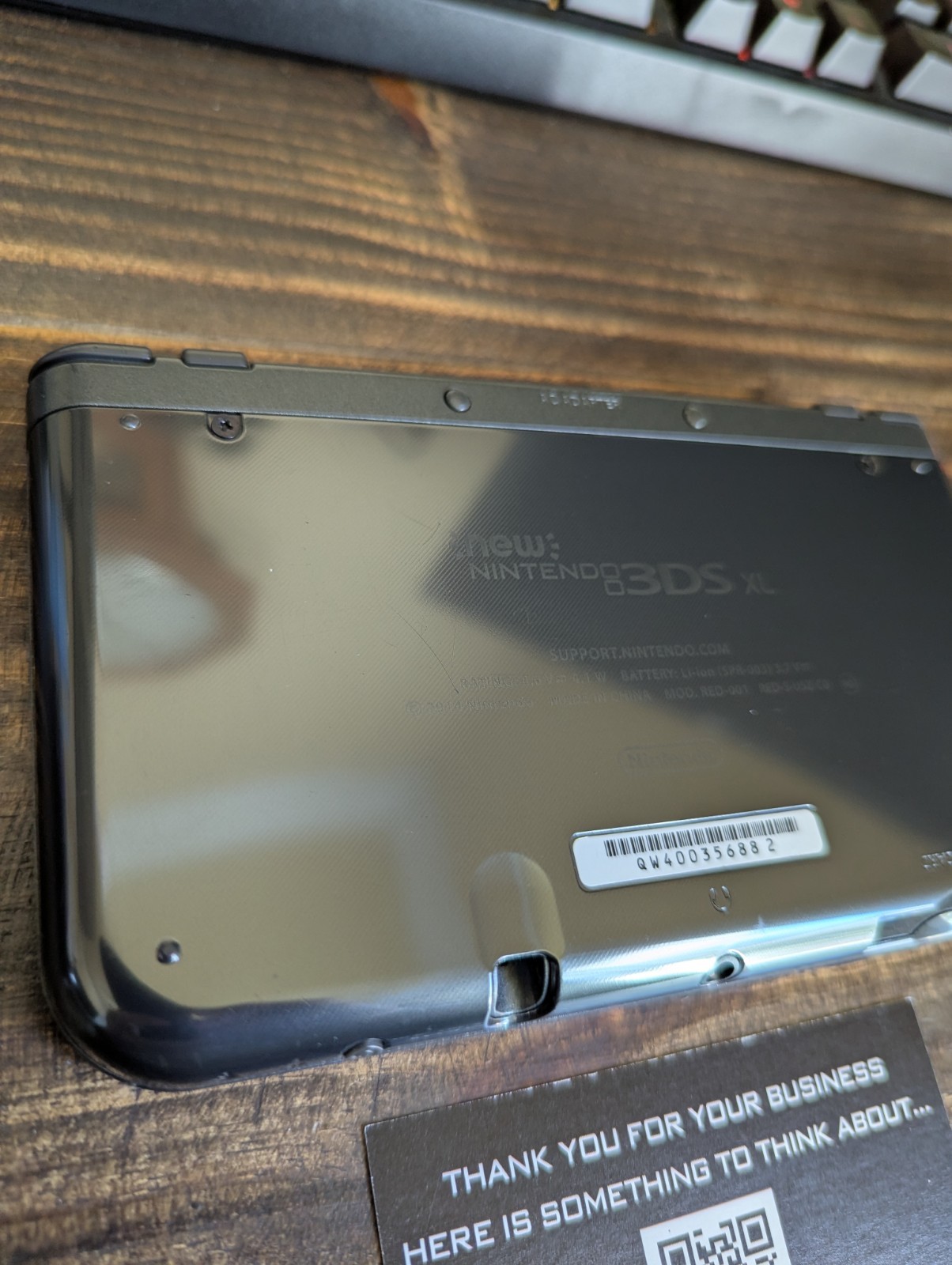 Nintendo New 3DS XL Black Console Dead Pixel Spot