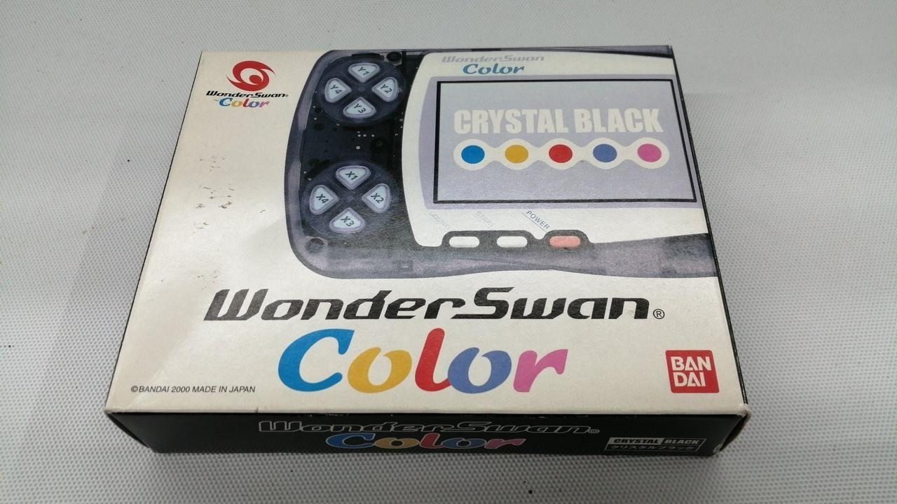 BANDAI WonderSwan Color WSC-001 Boxed w/ Manual From Japan A1622