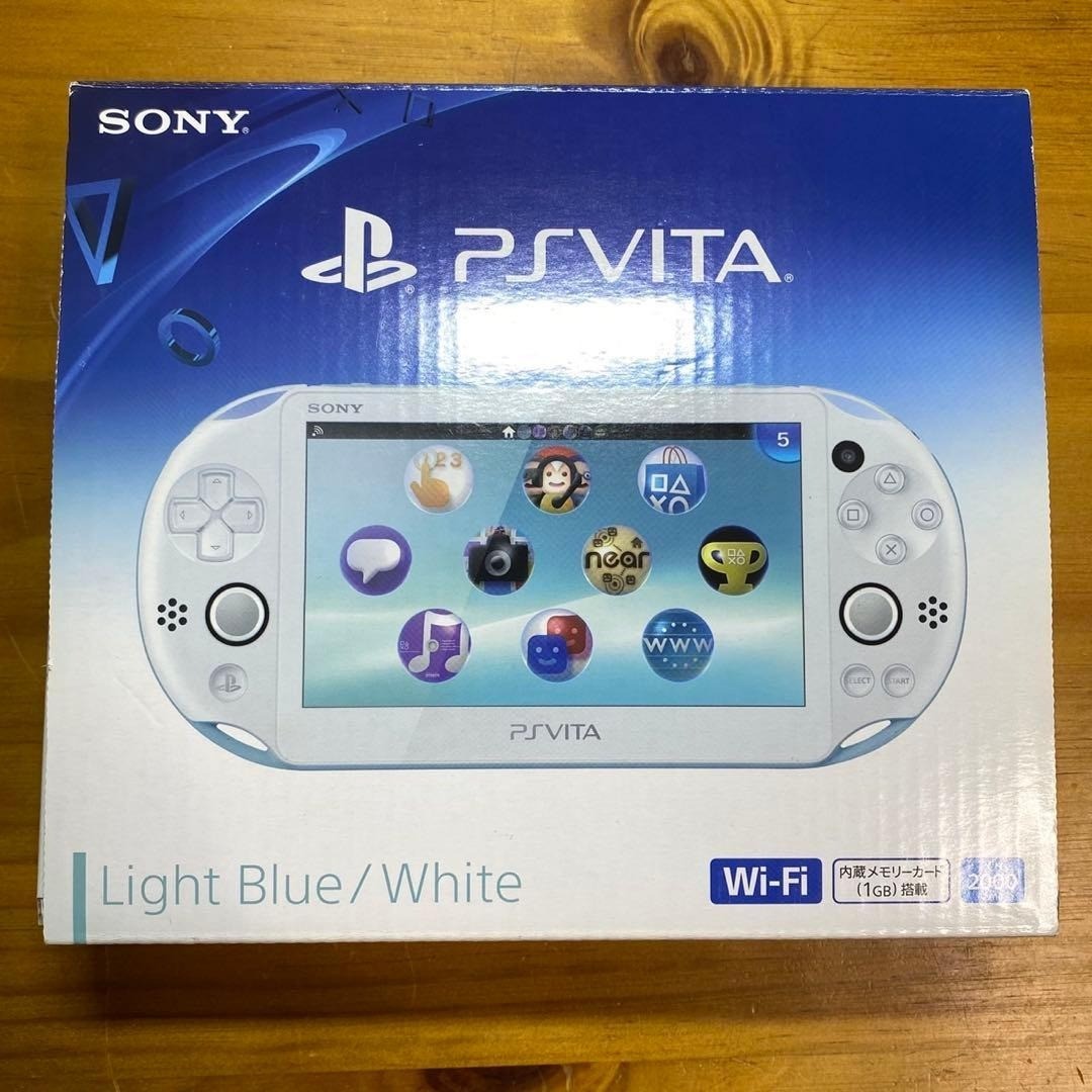 PSVITA 2000 console, light blue and white 6252 From Japan