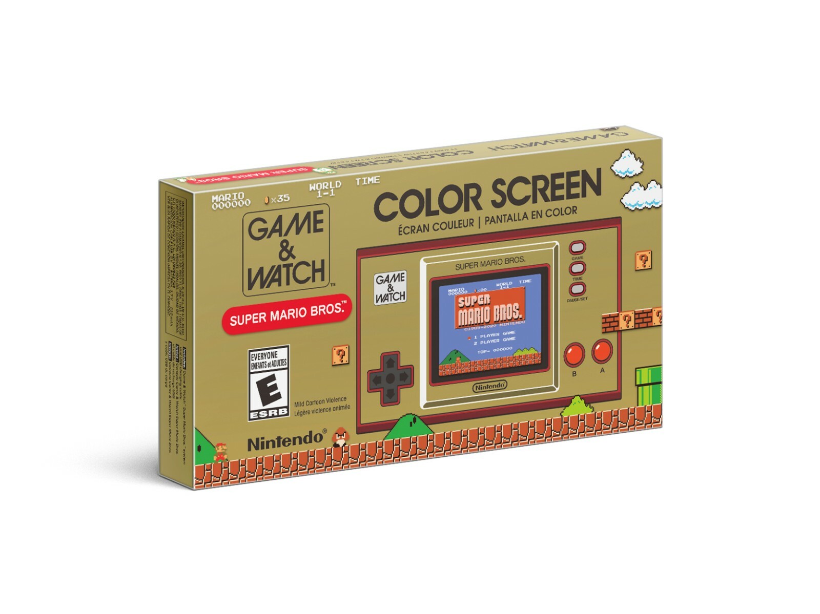 NEW! Nintendo Game and Watch: Super Mario Bros Electronic Handheld