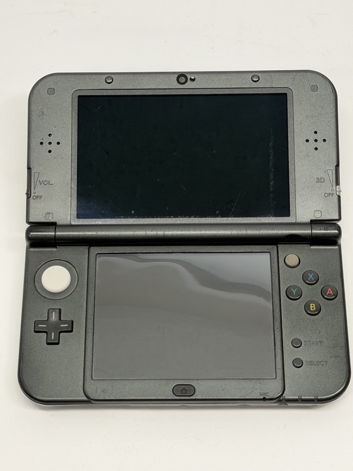 Nintendo NEW 3DS LL XL Gray Console w/ Charging Cable & Stylus Region Free