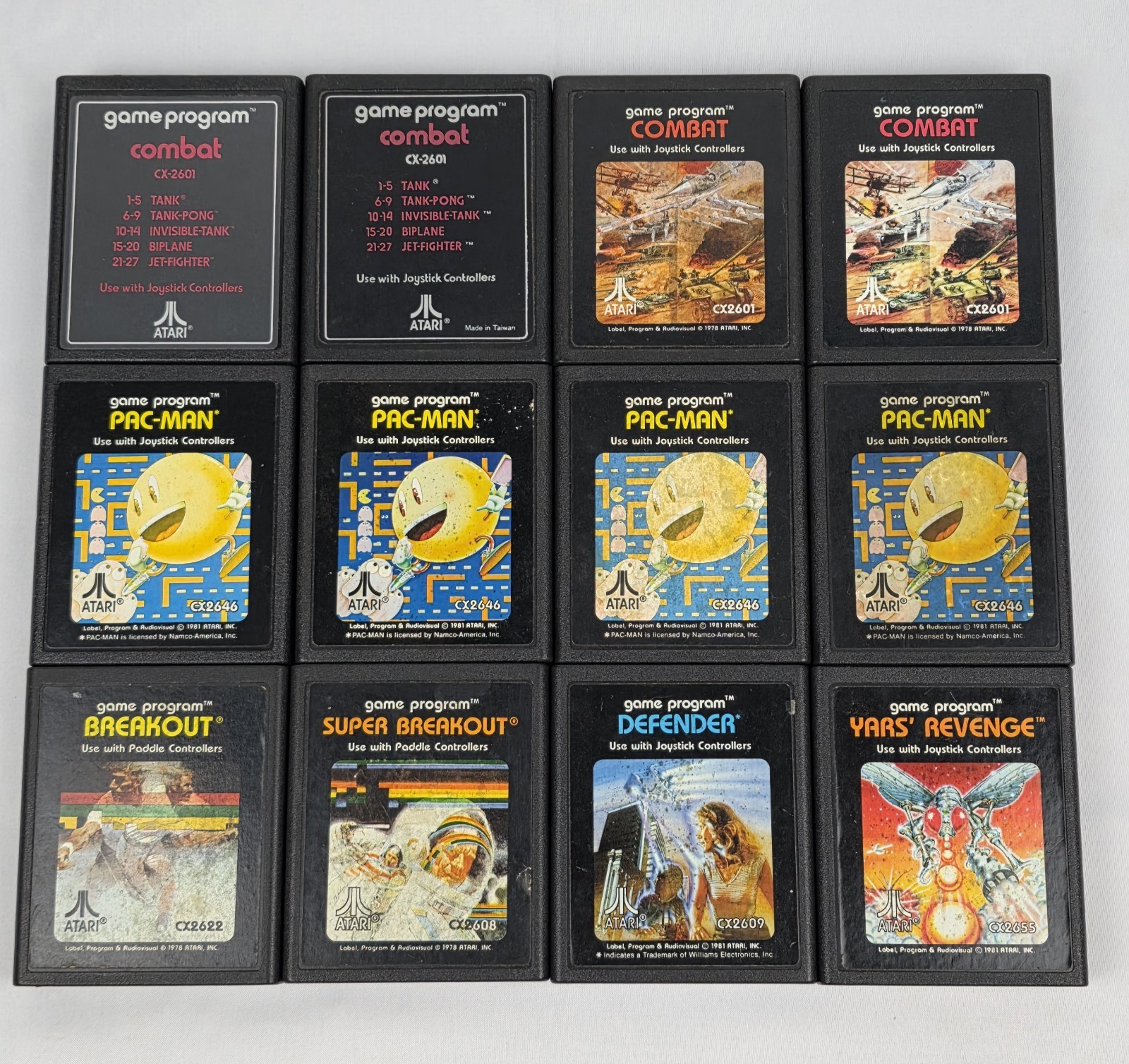 Atari 2600 Darth Vader Console Bundle TESTED – 33 Games –3 Controllers– COMPLETE