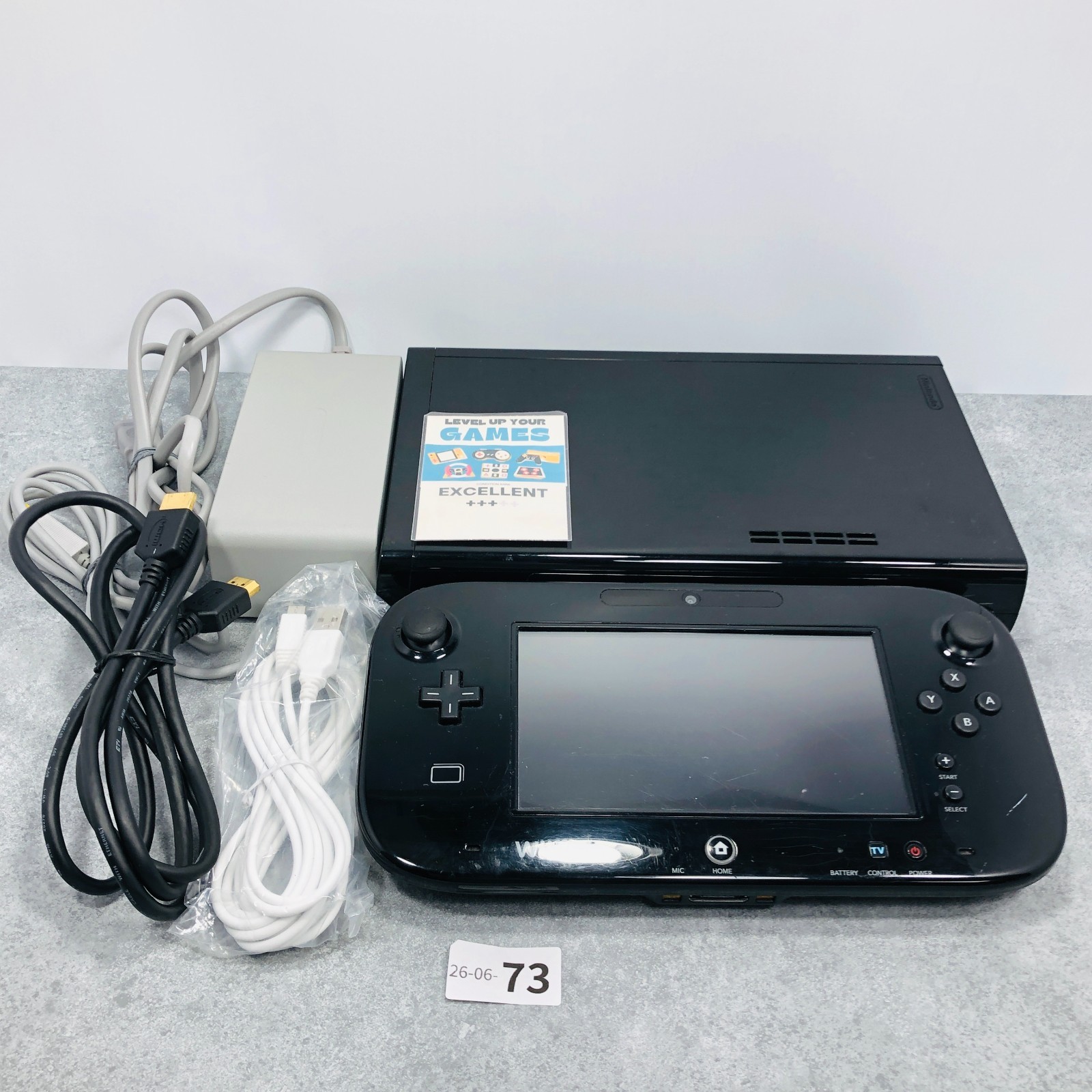 [EX+3] Nintendo Wii U Premium kuro Black WUP-101 32GB NTSC-J Japan 06-73