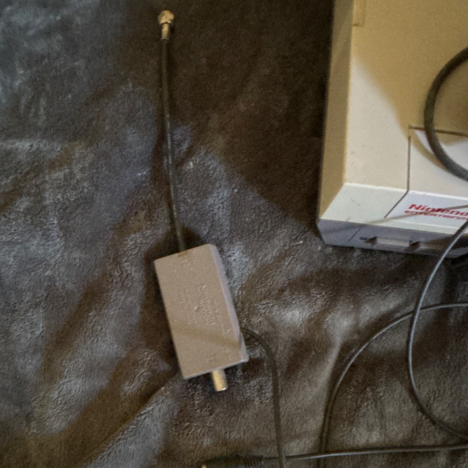 TESTED Nintendo NES Entertainment System w/ Controller Power Adapter and RF