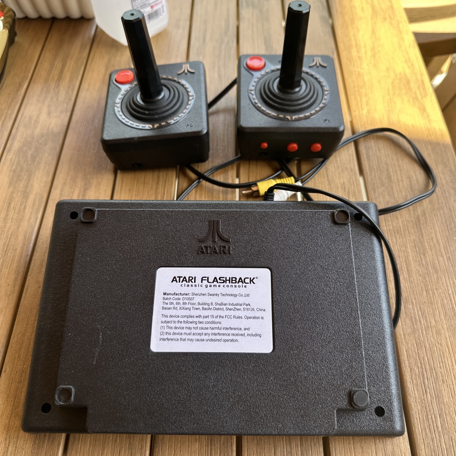 Atari Flashback 7 Classic Game Console – Black/Orange With Two Controls