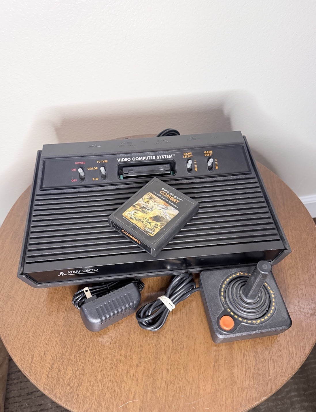 Recapped Atari 2600 “Vader” Black Game Console w/ Game & Joystick