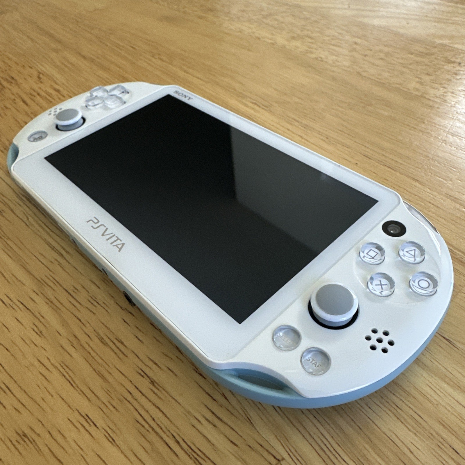 Sony PlayStation PS Vita PCH-2000 Light Blue / White Slim Console Fast Shipping