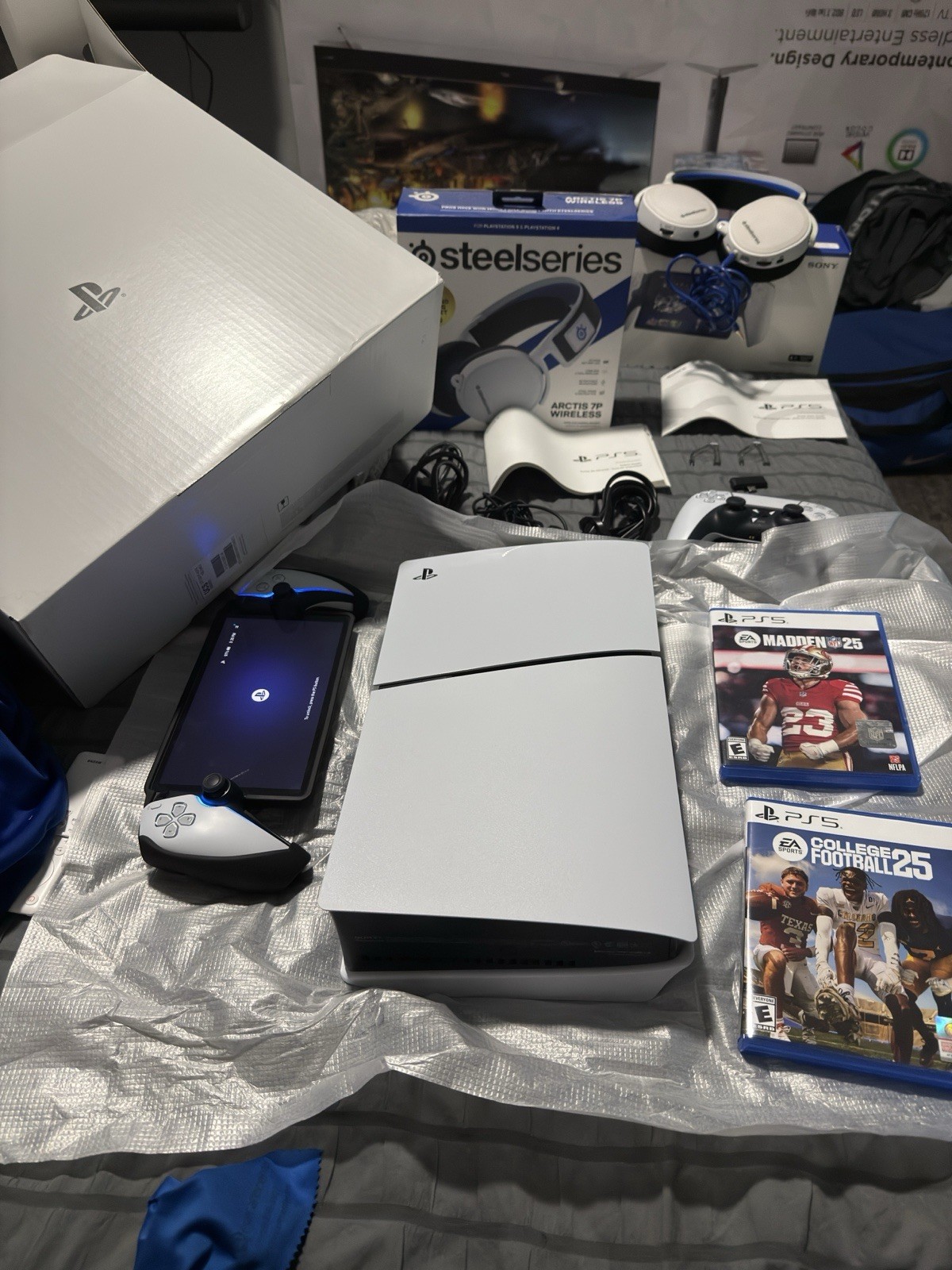 Ps5 Slim With Extras Comes With Everything You See In Photo