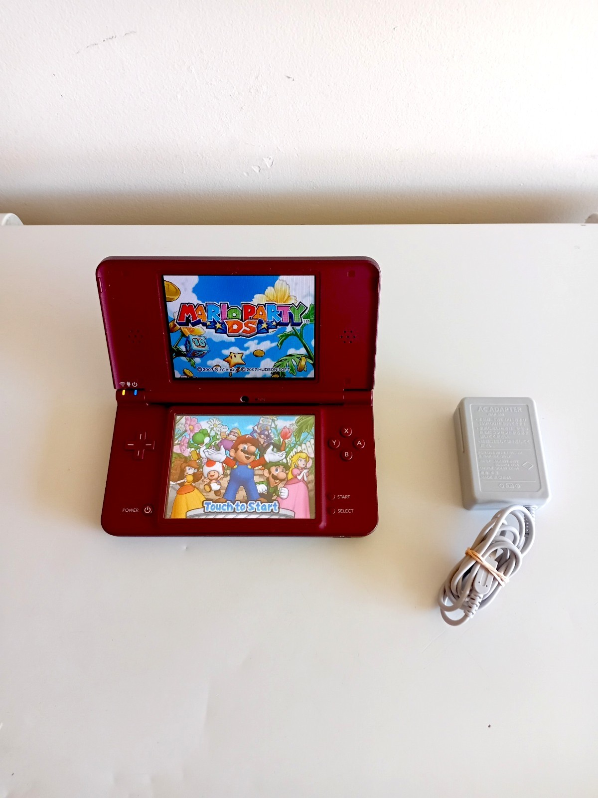 Nintendo DSi XL Burgundy Maroon Wine Red Handheld Console UTL-001 Tested & Works