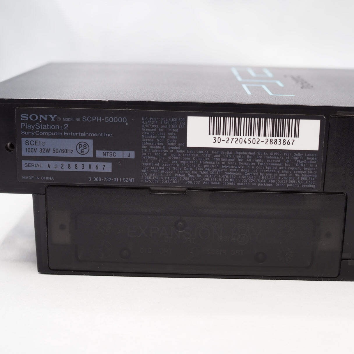 PS2 Console system SCPH-50000 Zen Black NTSC-J Tested Sony Playstation 2 ps2