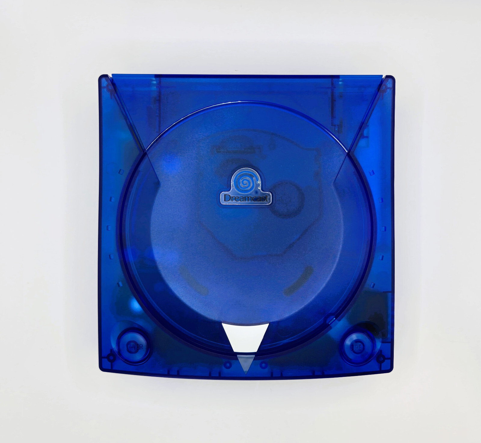 DREAMCAST CLEAR BLUE SHELL with Extras!
