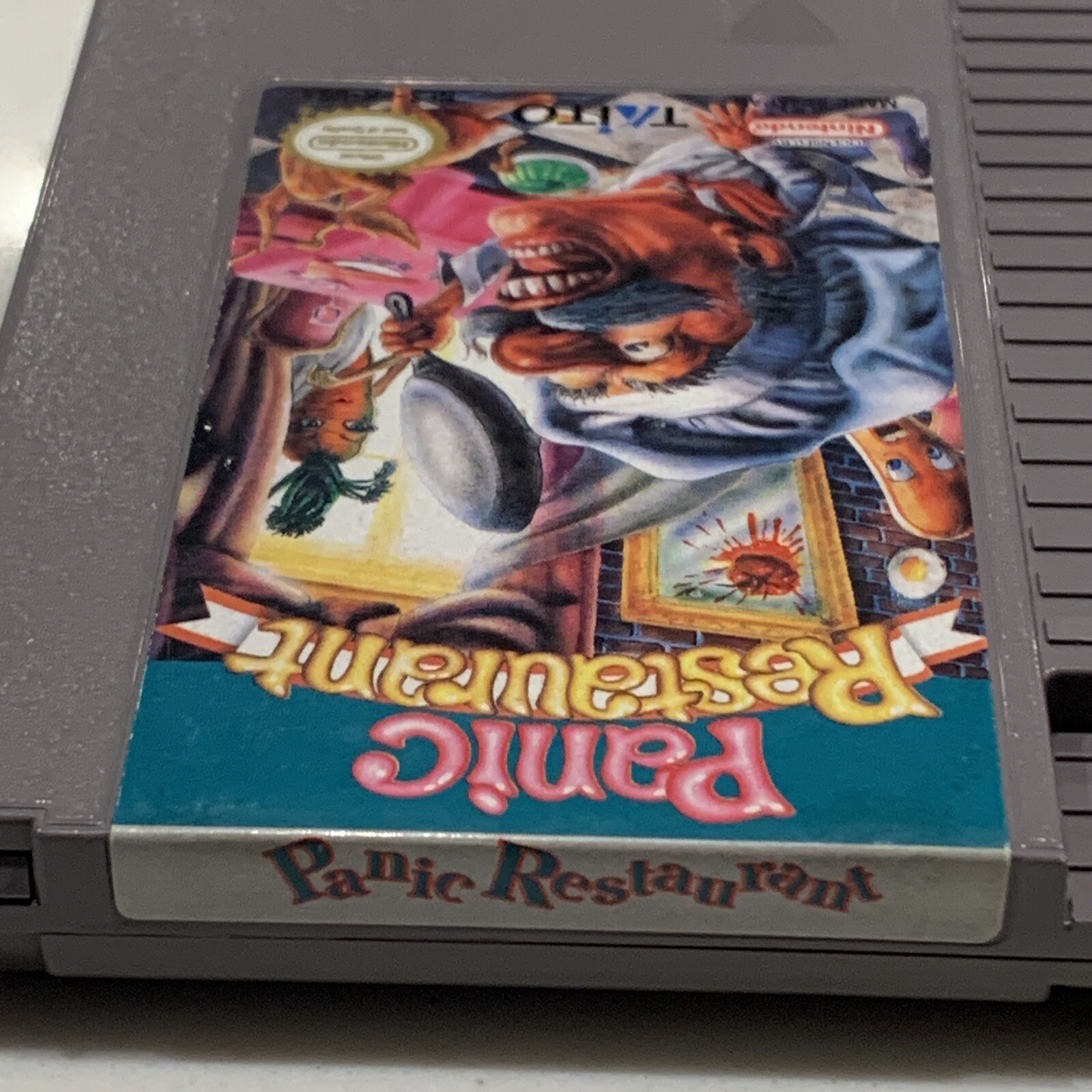 Panic Restaurant (NES, 1992) Authentic Complete CIB Manual TESTED