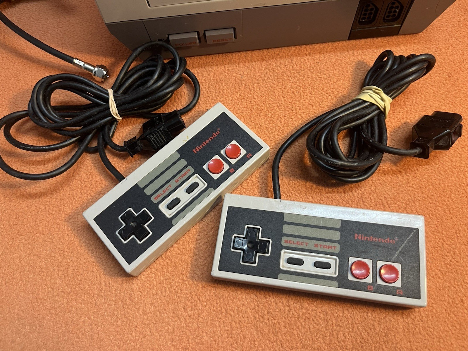 Nintendo NES Original System Console OEM Controller Bundle Official Lot Tested!