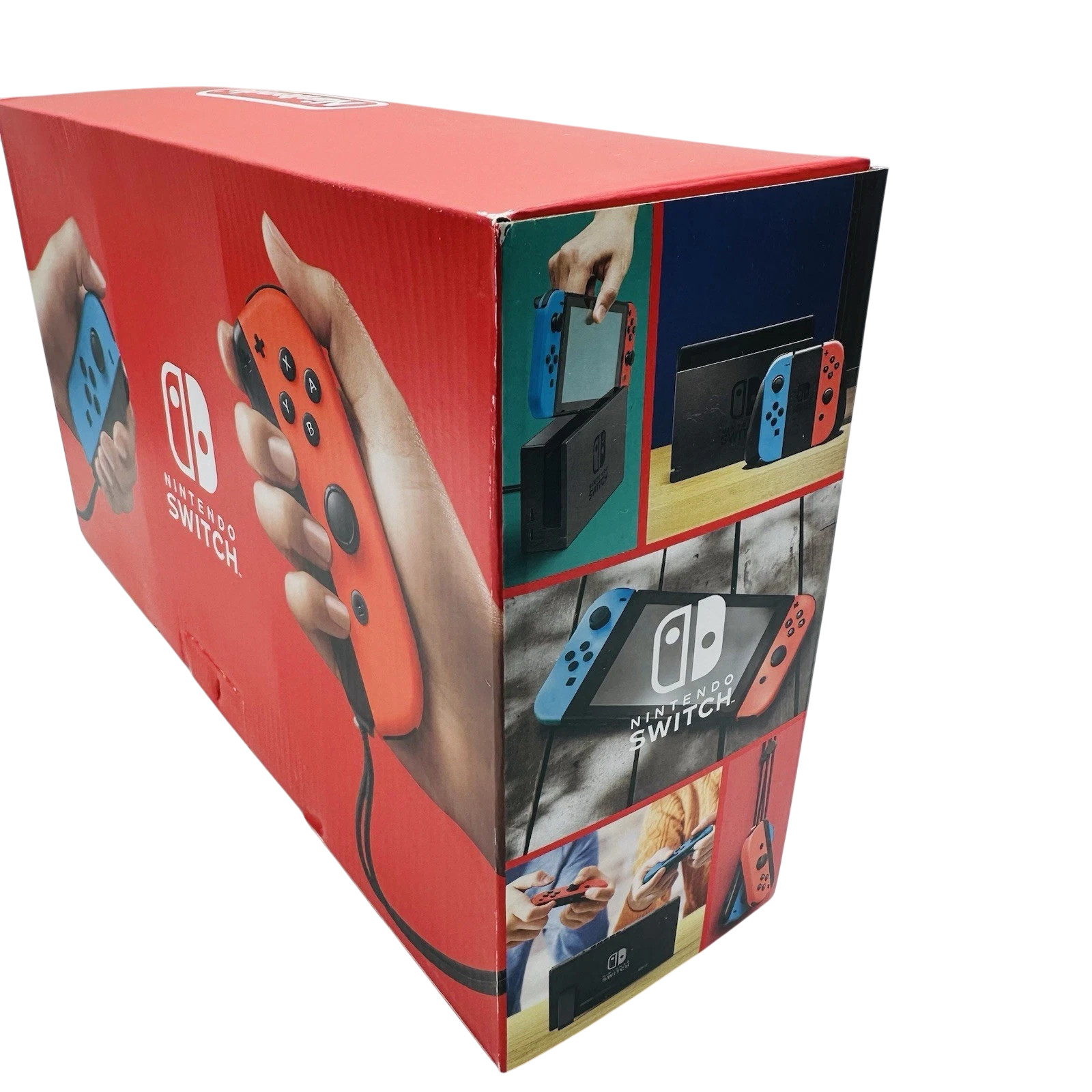 Nintendo Switch 32GB Handheld Console Neon Red/Blue Joy-Con Authentic Open B