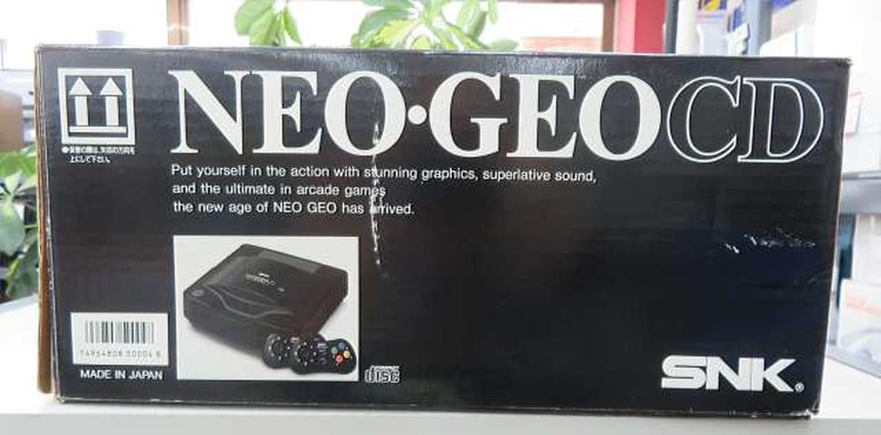 NEOGEO CD Top Loading Console with Controller Boxed Working Tested Japan