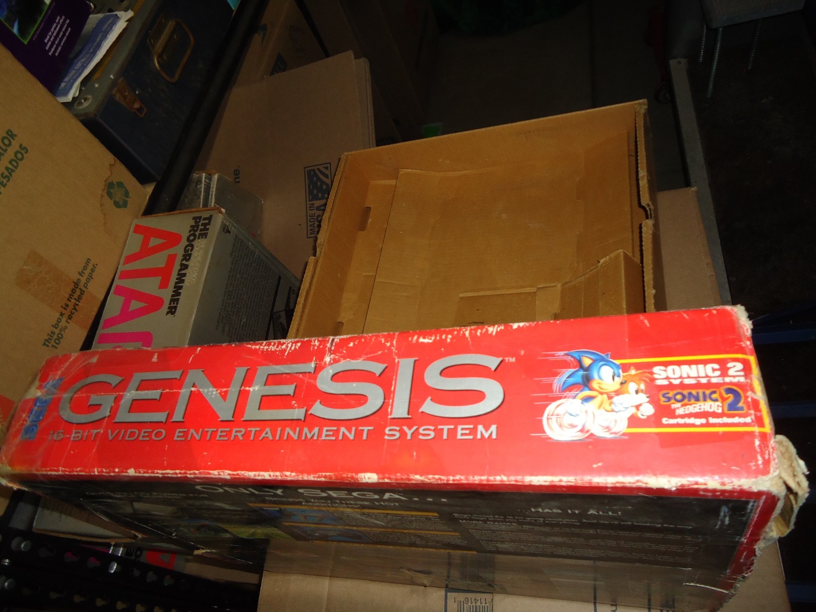 Sega Genesis 2 Console/System Original Box and Tray Only!