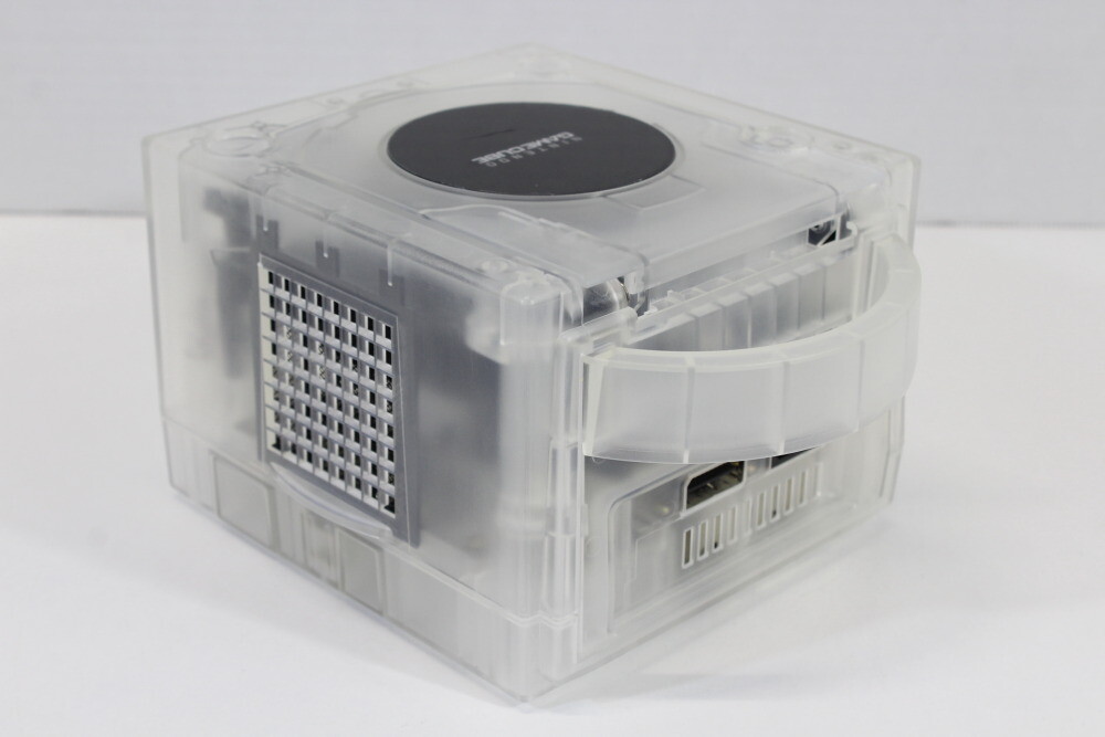 Nintendo Gamecube Console Clear Transparent White NTSC-U/C DOL-001 GC RGB LED