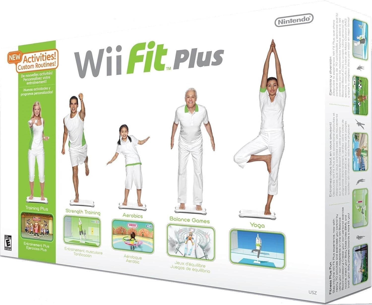 Authentic Nintendo Wii Console Bundle + Wii Balance Board + Fit Plus + PICK game