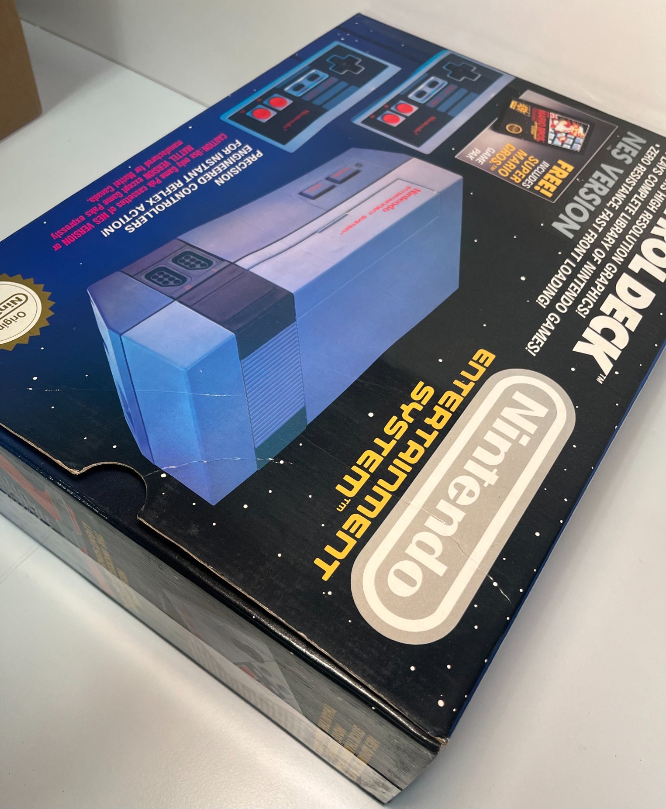NINTENDO NES CONTROL DECK PAL A UK CONSOLE NES-CDSM-UKV-2 BOXED TESTED