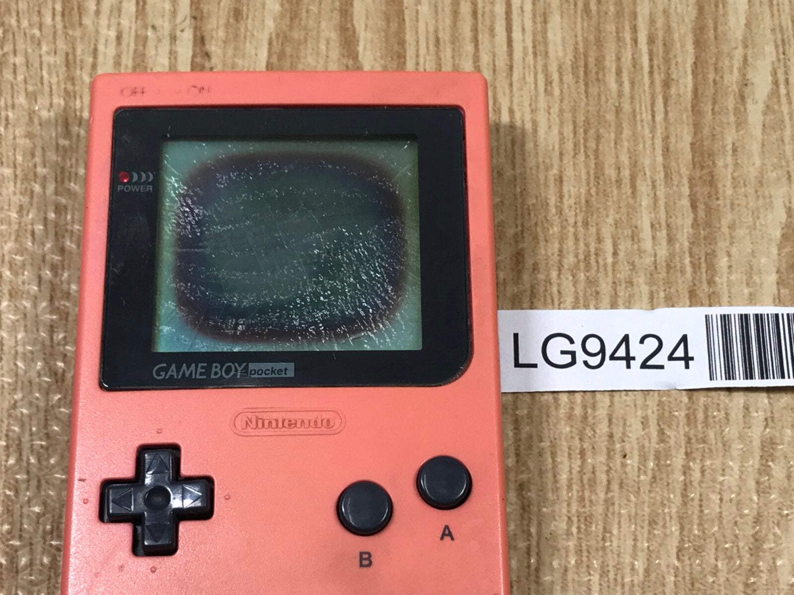 GameBoy Pocket Pink Console Nintendo Japan – With Defects LG9424